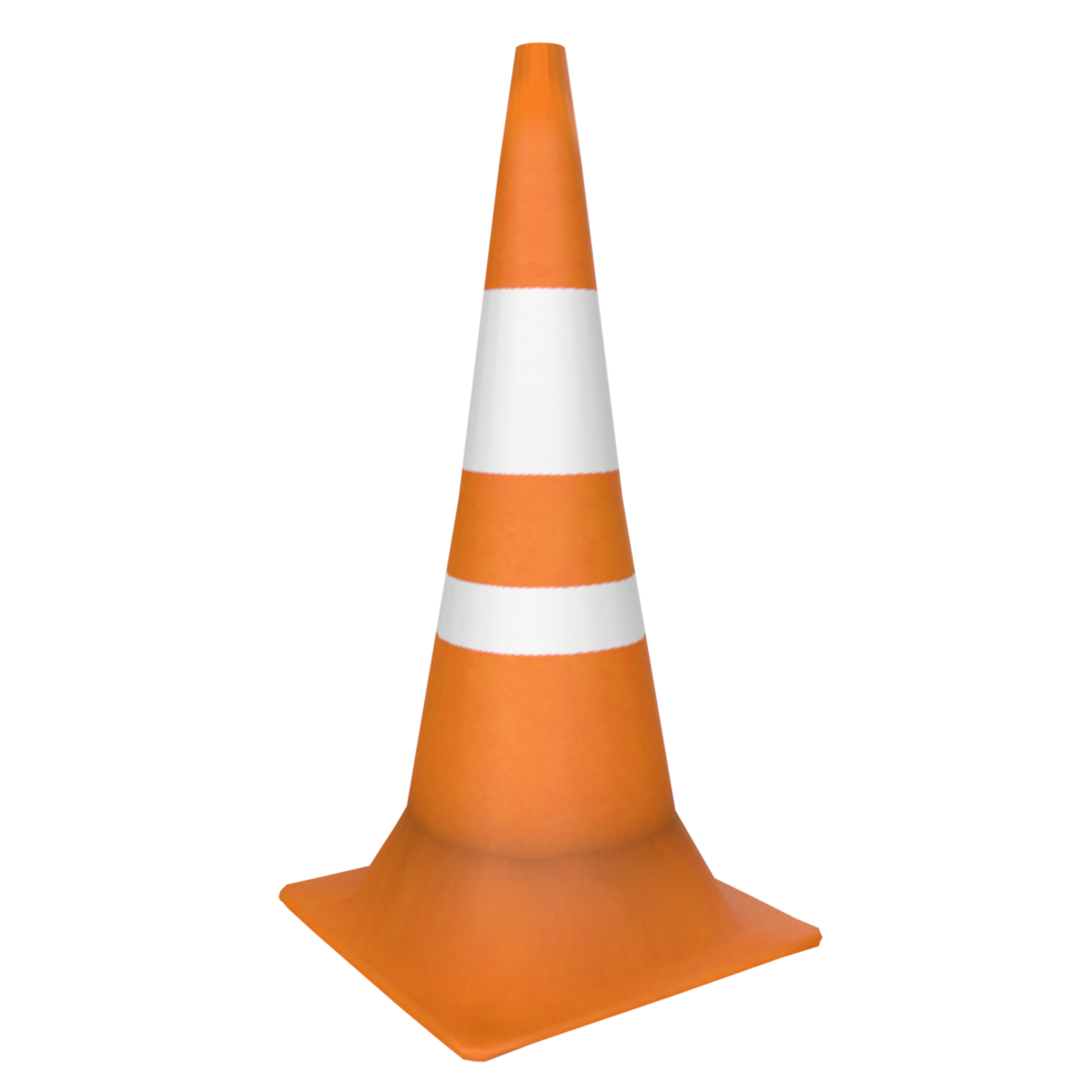 Traffic cone isolated on transparent 19874688 PNG