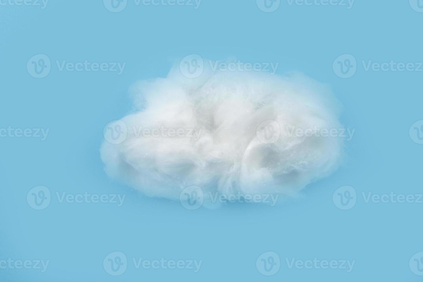 White cotton wool clouds on blue background Stock Photo - Alamy