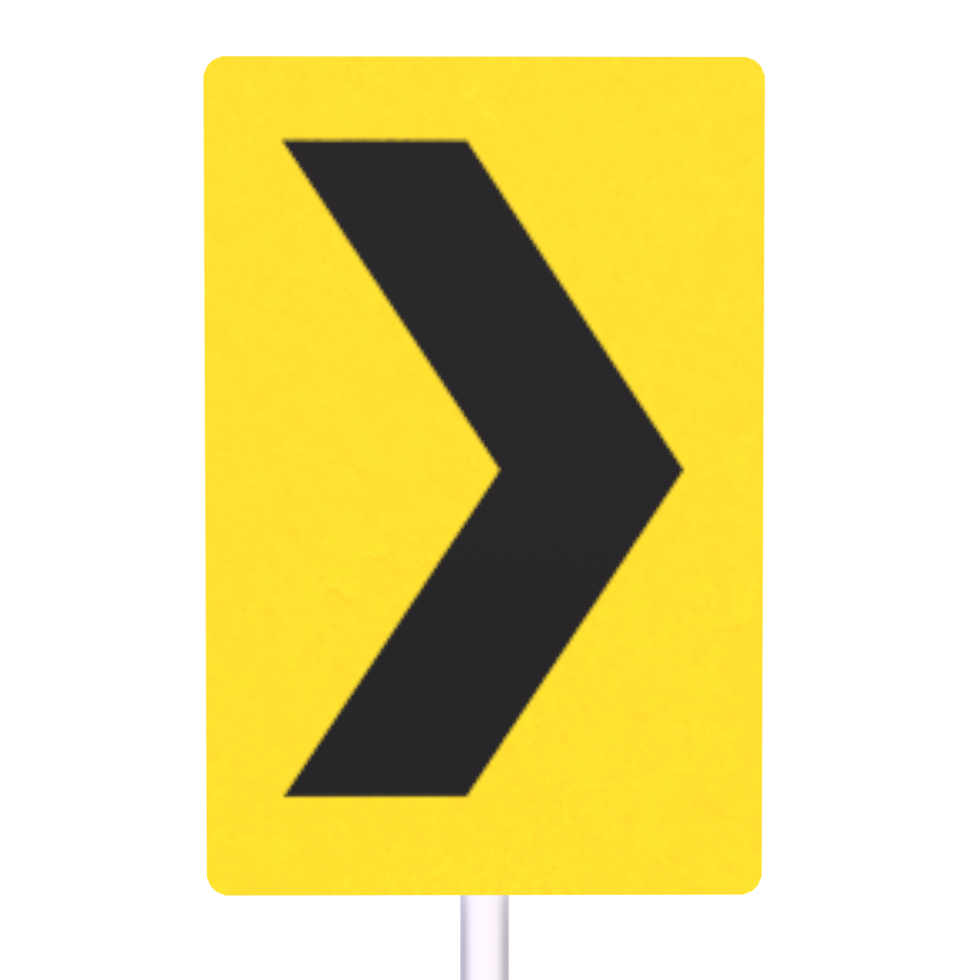 Traffic sign isolated on transparent png