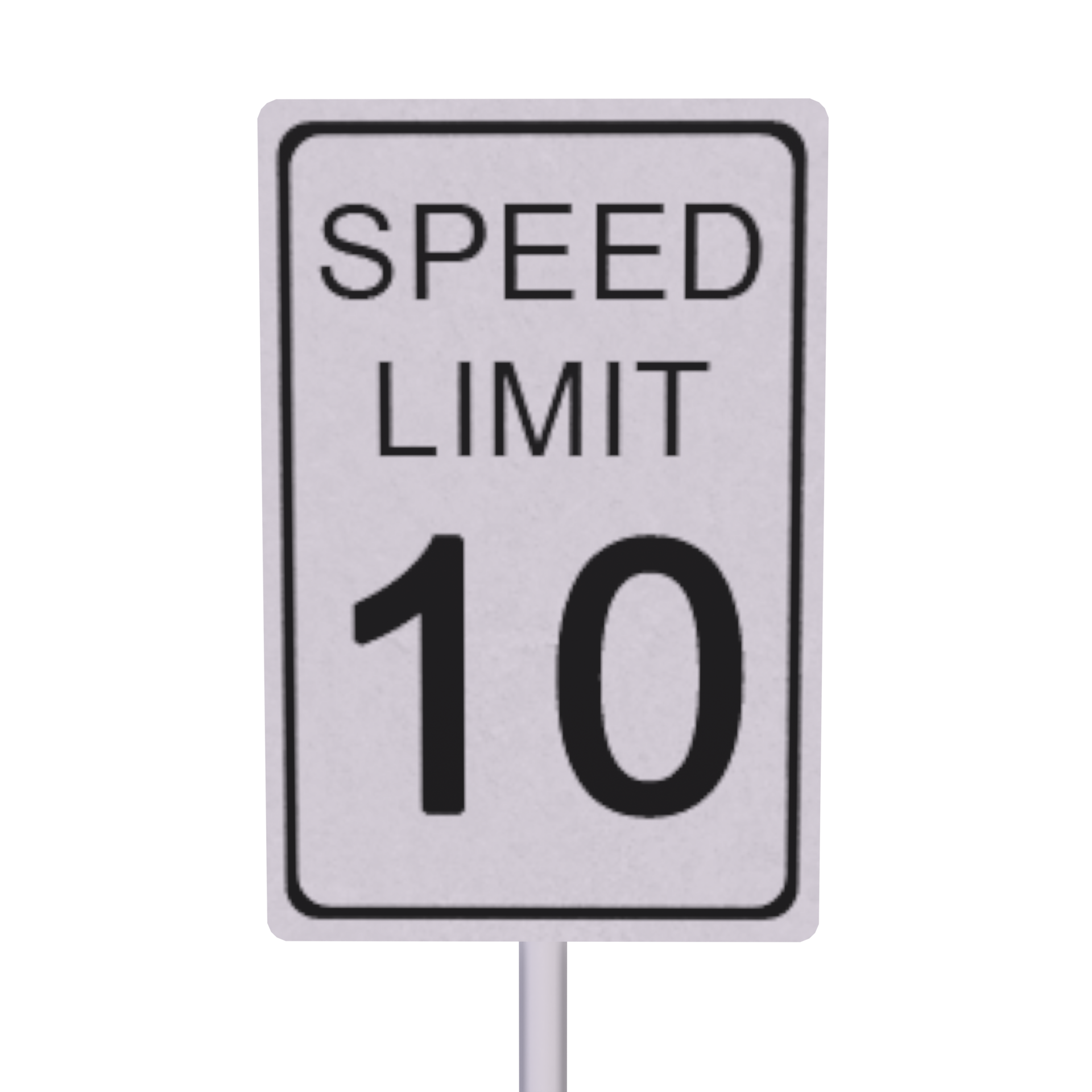 Traffic speed limit sign isolated on transparent 19874821 PNG