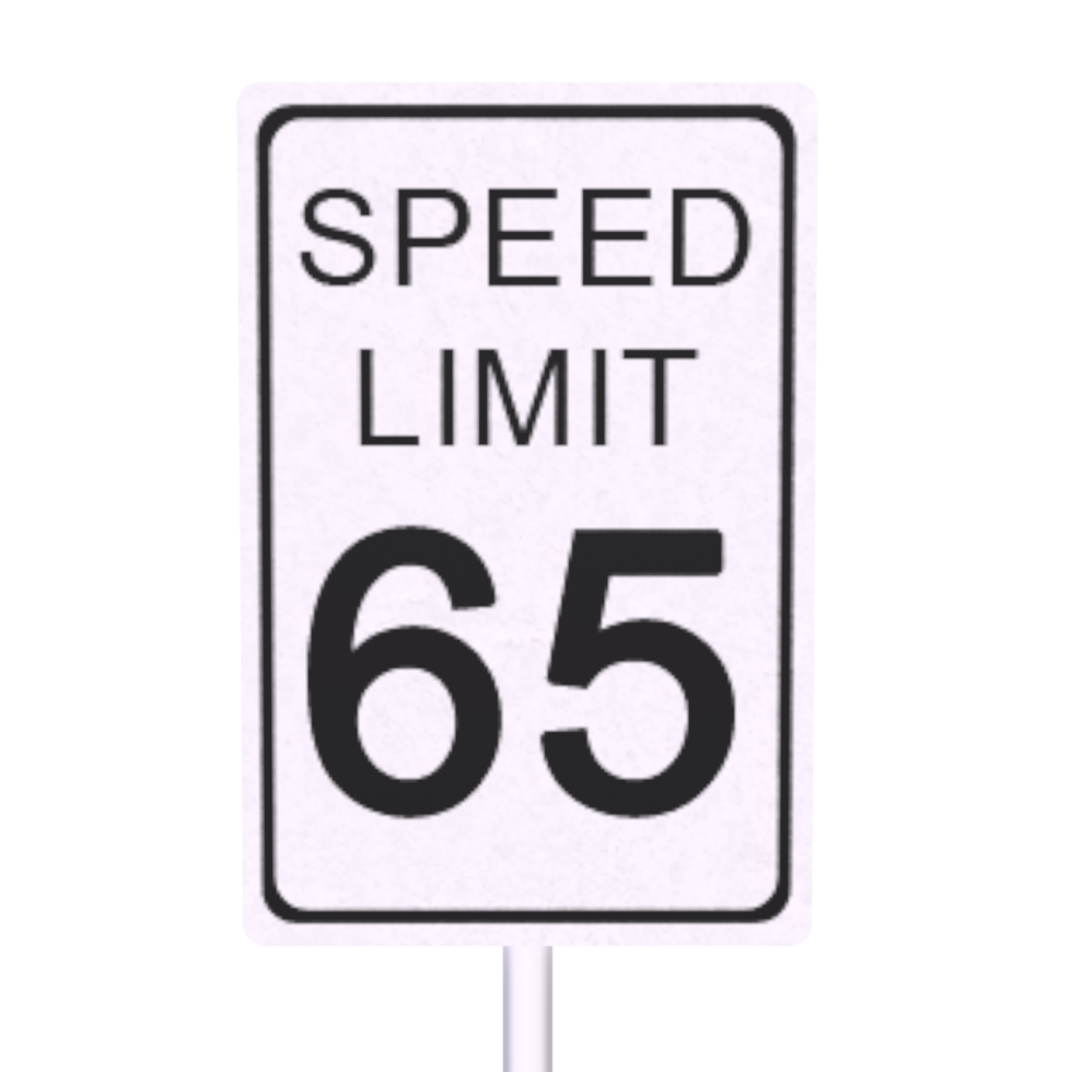 Traffic sign isolated on transparent png