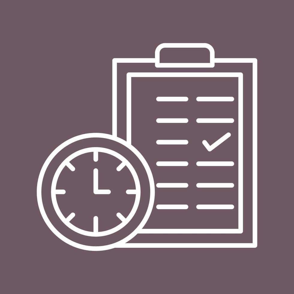 Time Planing Vector Icon