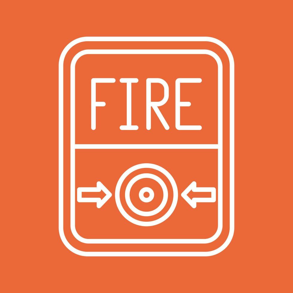 Fire Button Vector Icon