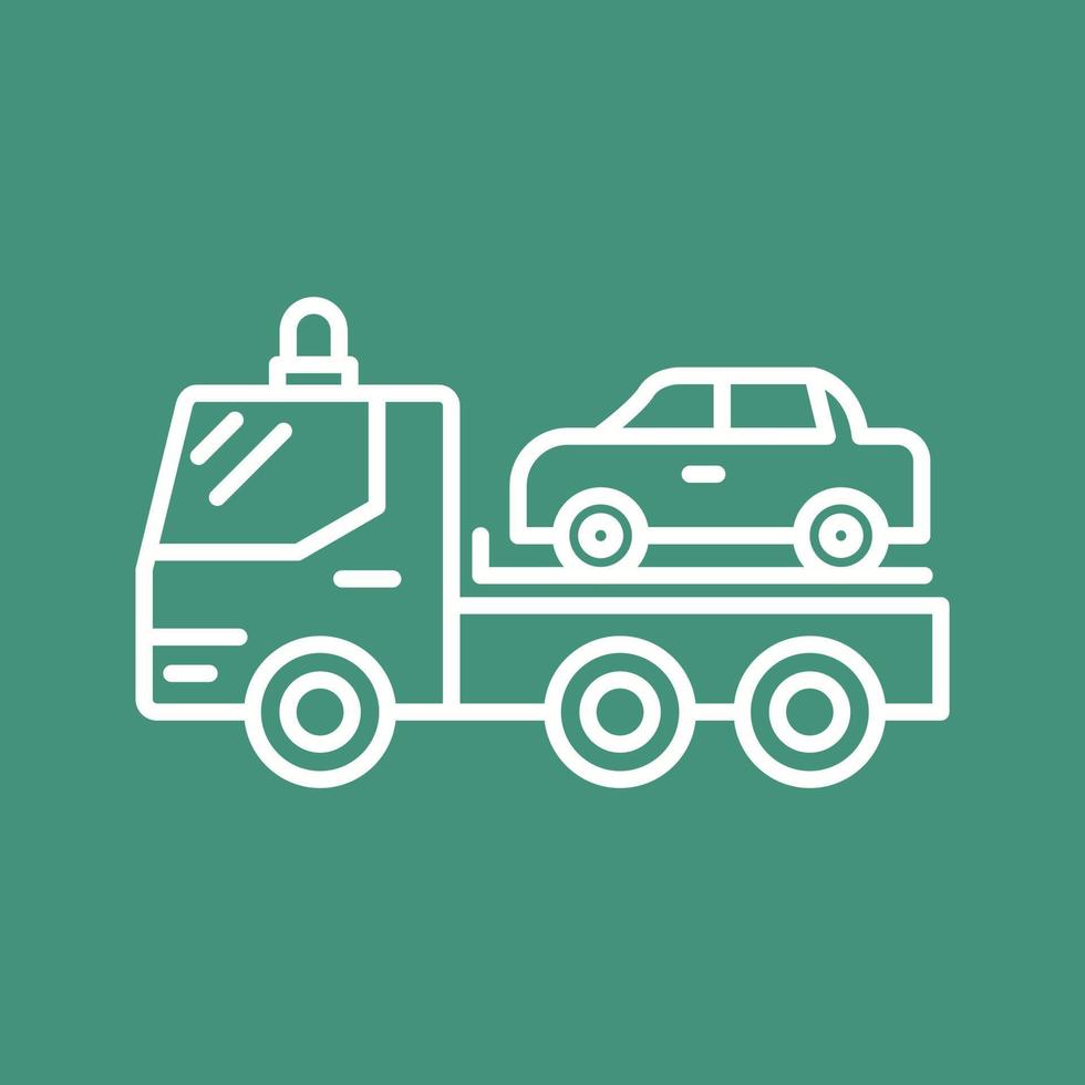 Tow Truck Vector Icon