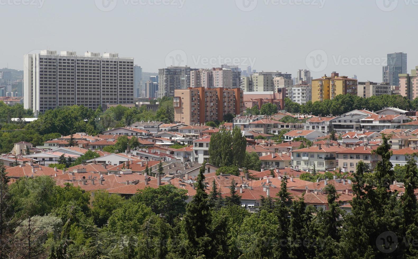 paisaje urbano de ankara, turkiye foto