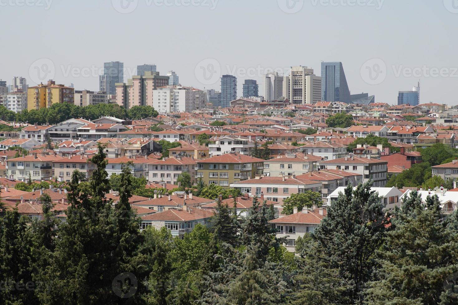 Cityscape of Ankara, Turkiye photo