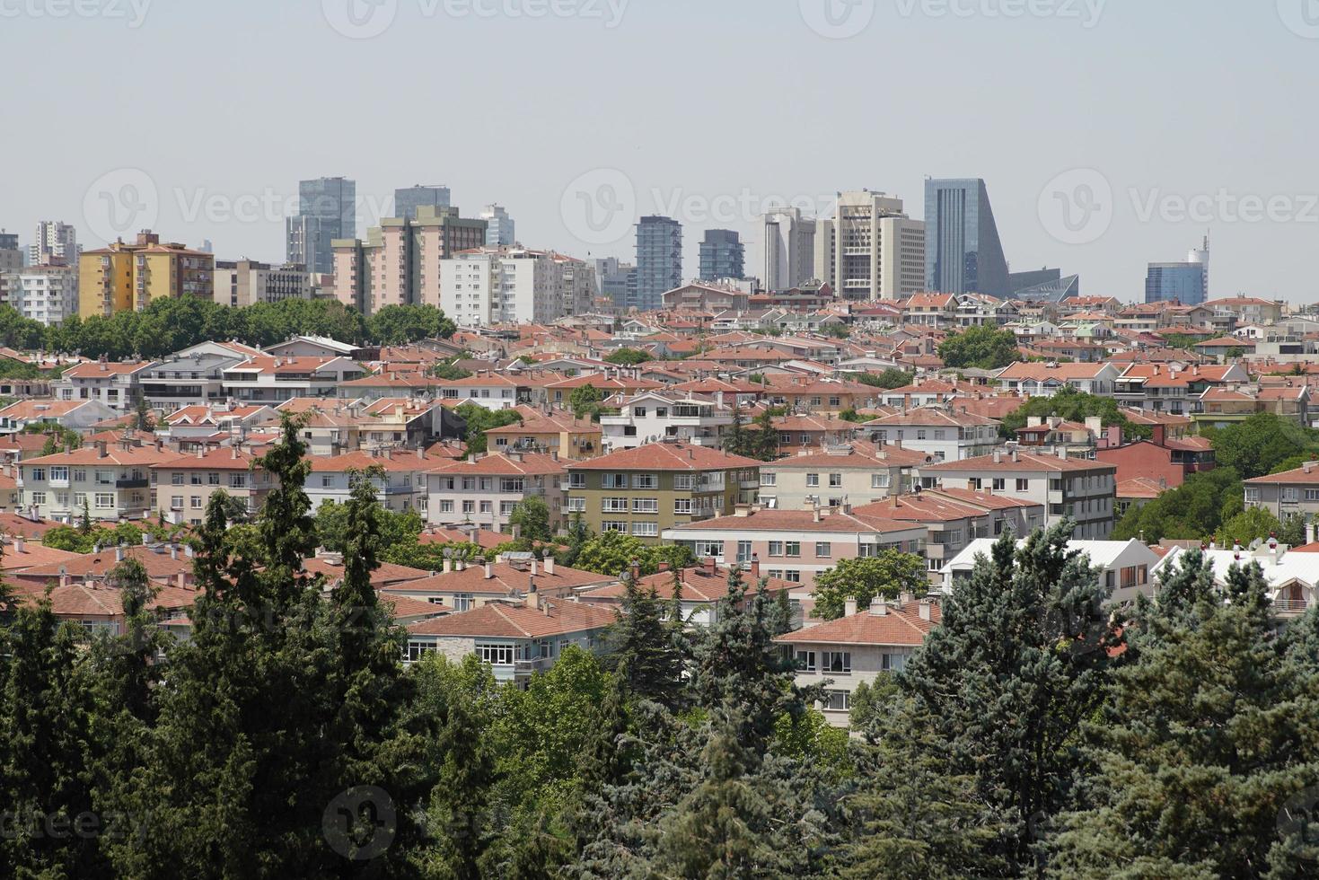 paisaje urbano de ankara, turkiye foto