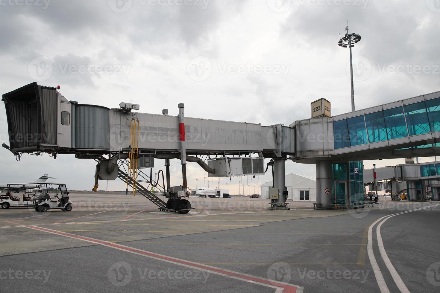 A Gate in Ataturk Airport in Istanbul, Turkiye photo