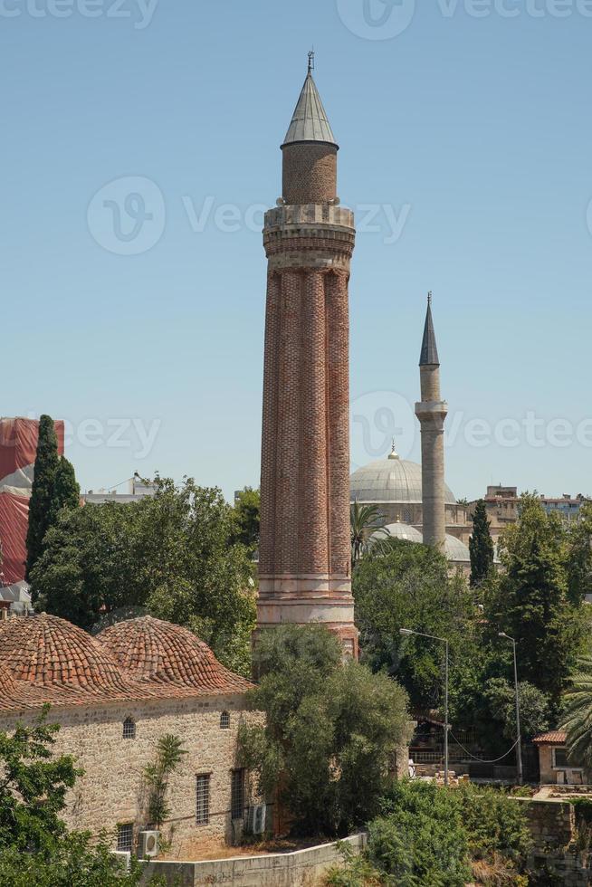 Yivliminare Mosque in Antalya, Turkiye photo