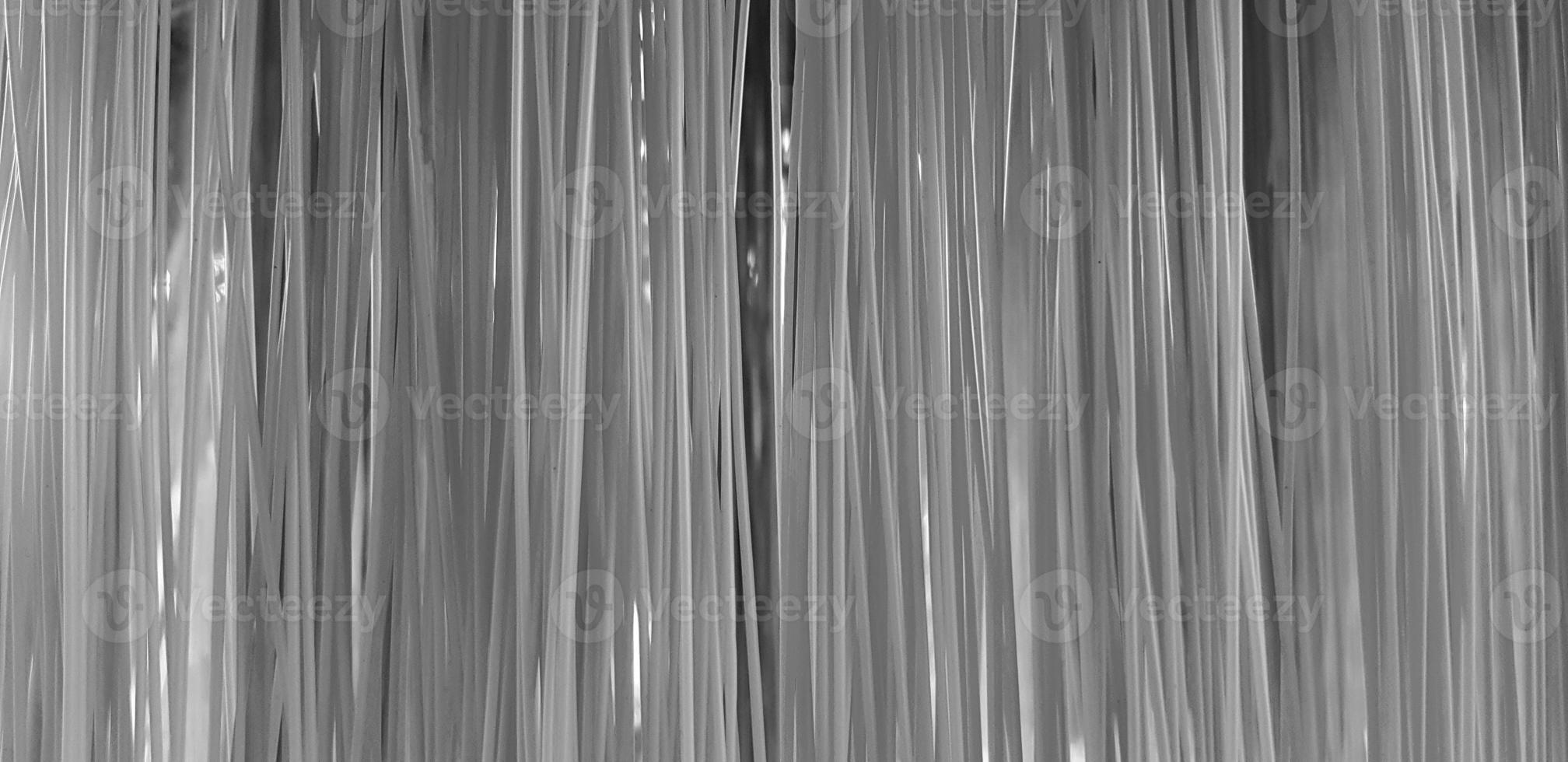 Gray or grey pattern of ribbon or rubber for background. Art abstract of line wall or wallpaper. photo