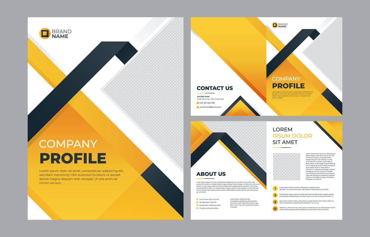 Company Profile Template vector