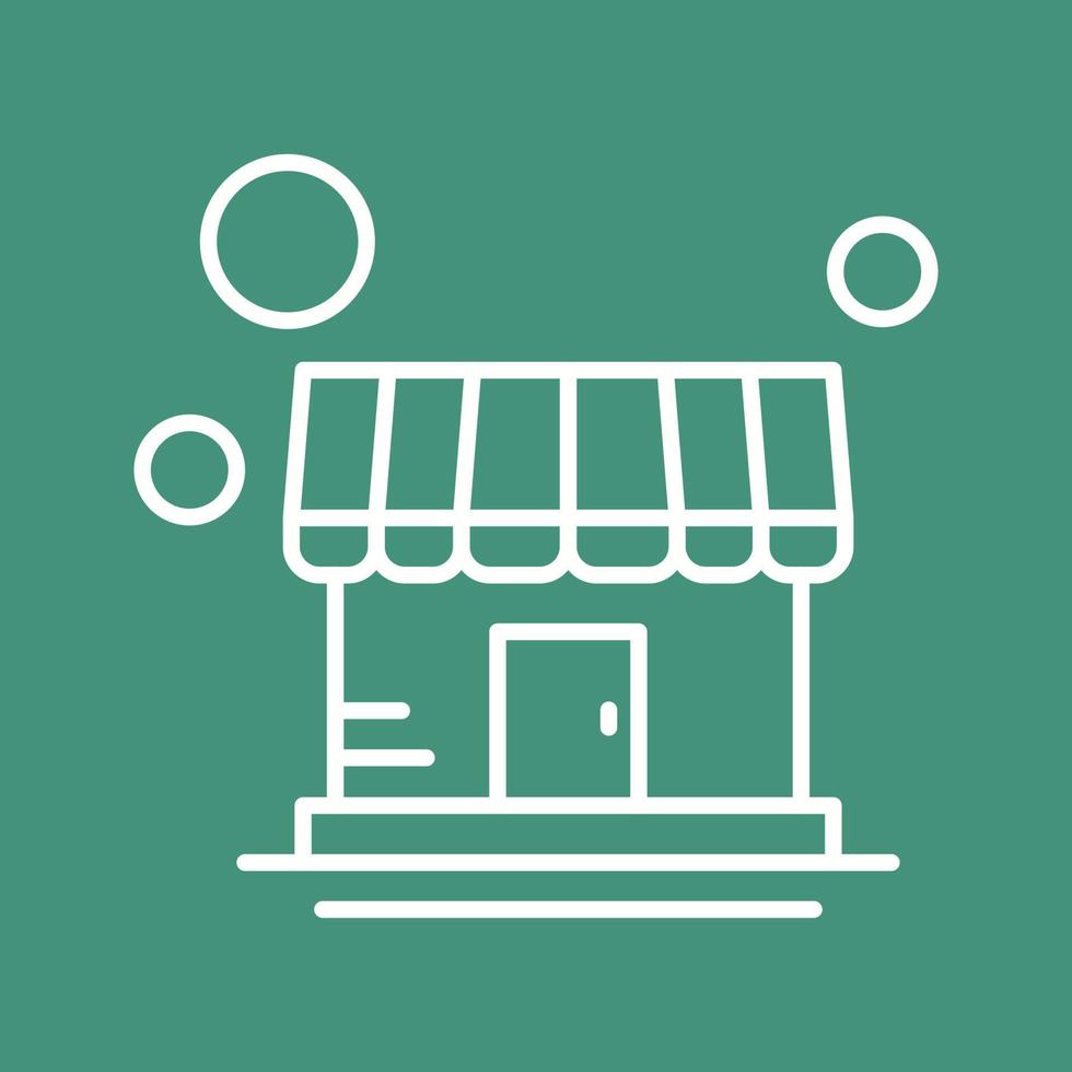 icono de vector de tienda