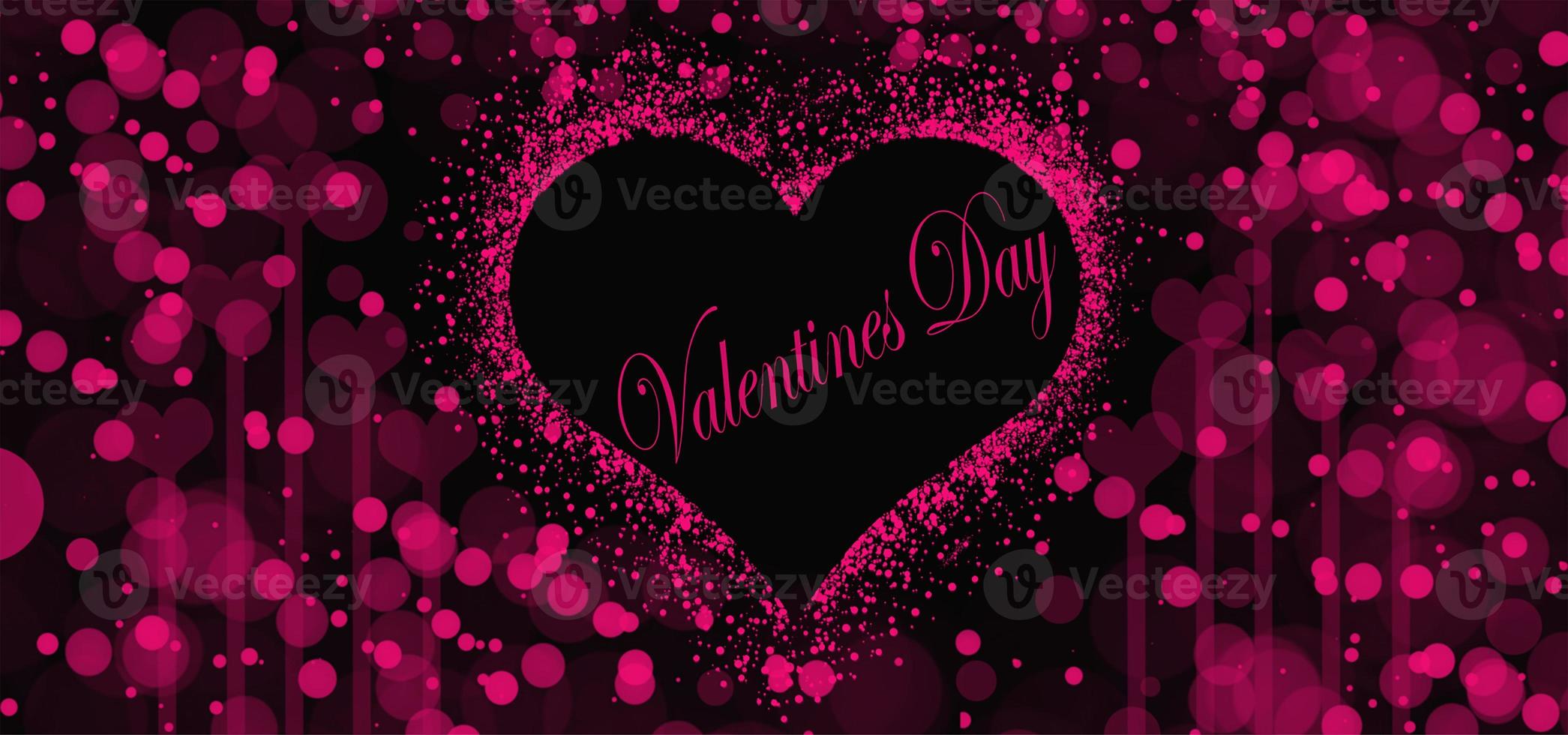 beautiful valentine s day pink background photo