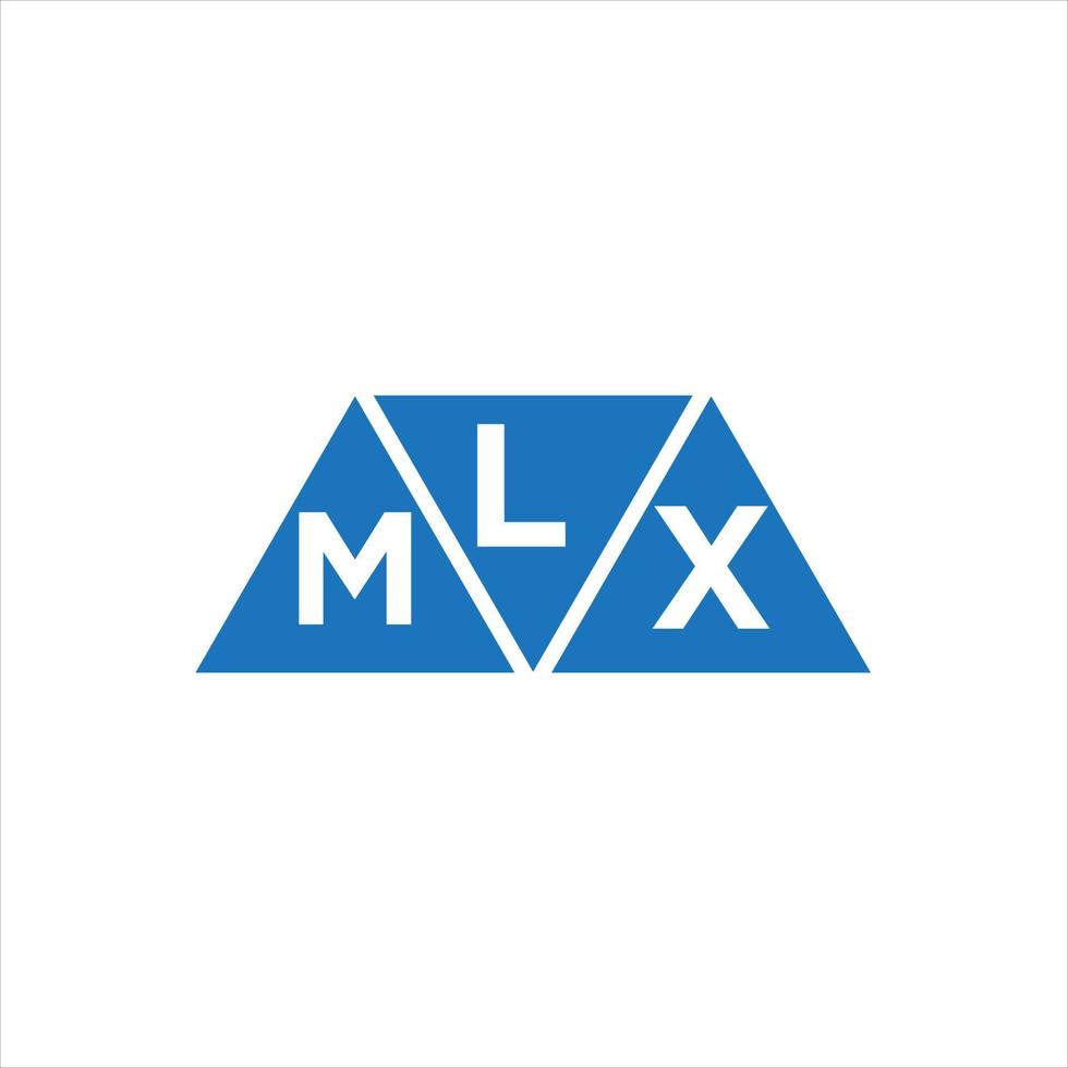 lmx resumen inicial logo diseño en blanco antecedentes. lmx creativo iniciales letra logo concepto. vector
