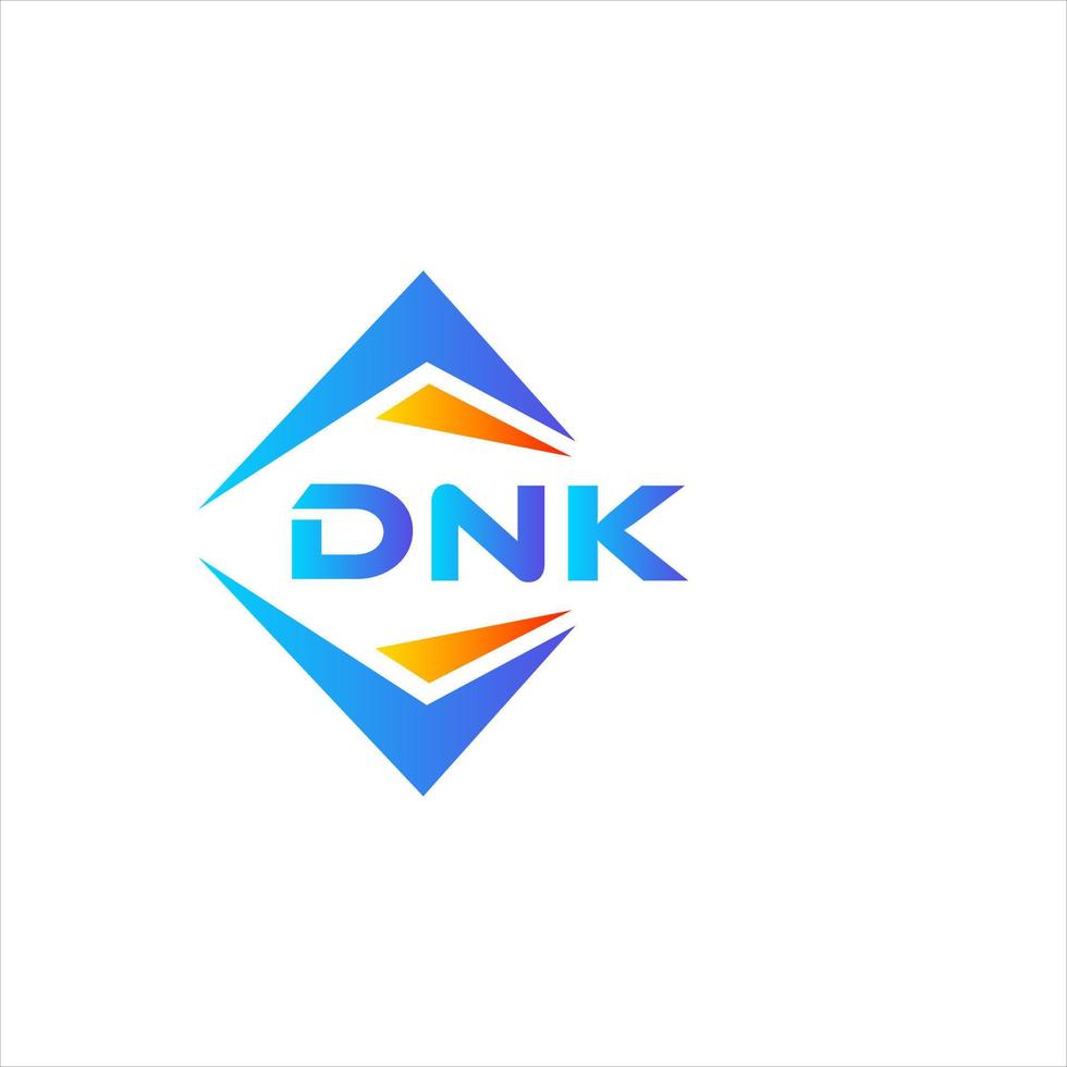 dnk resumen tecnología logo diseño en blanco antecedentes. dnk creativo iniciales letra logo concepto. vector