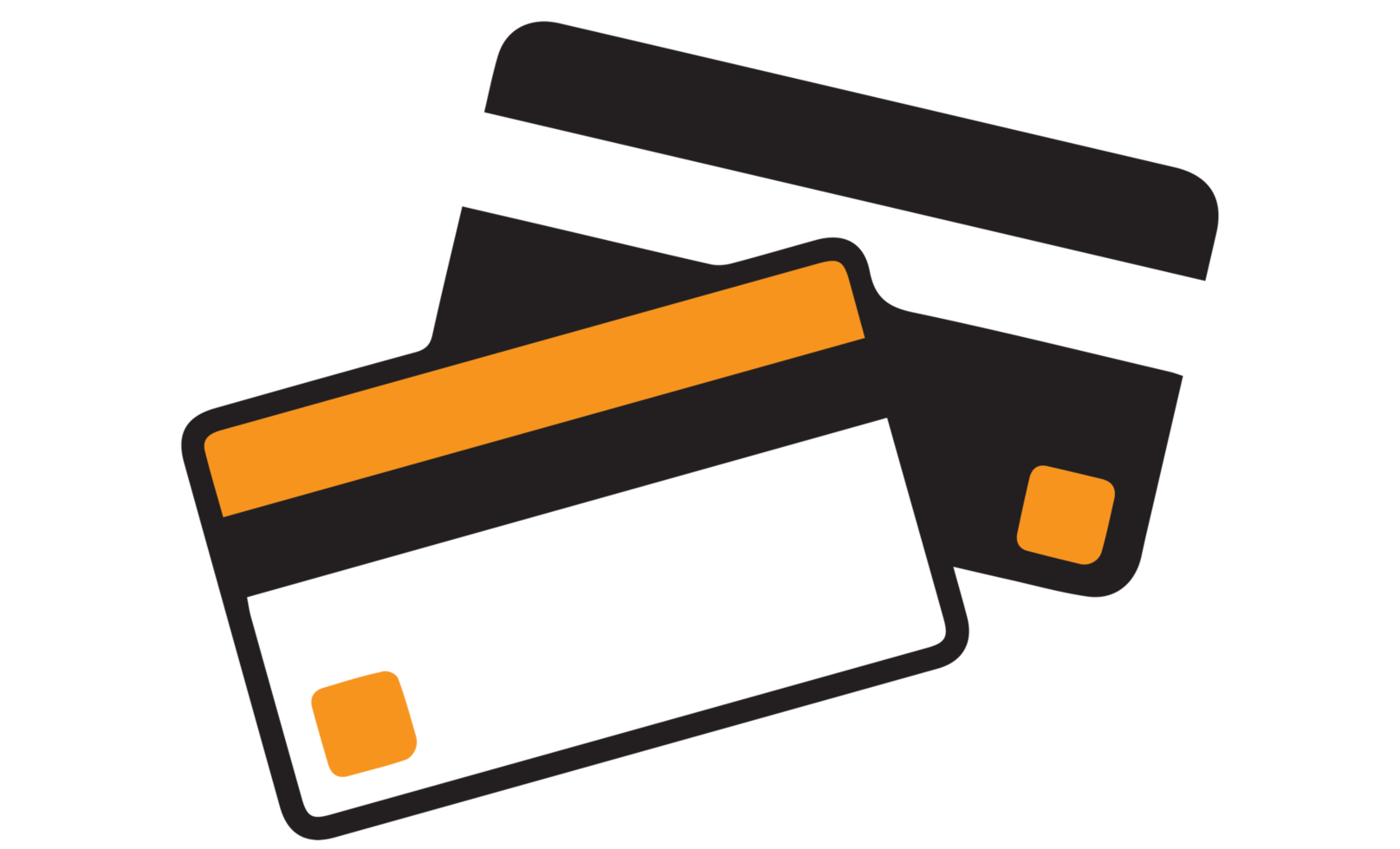 Credit Cards Payment icon on transparent background png