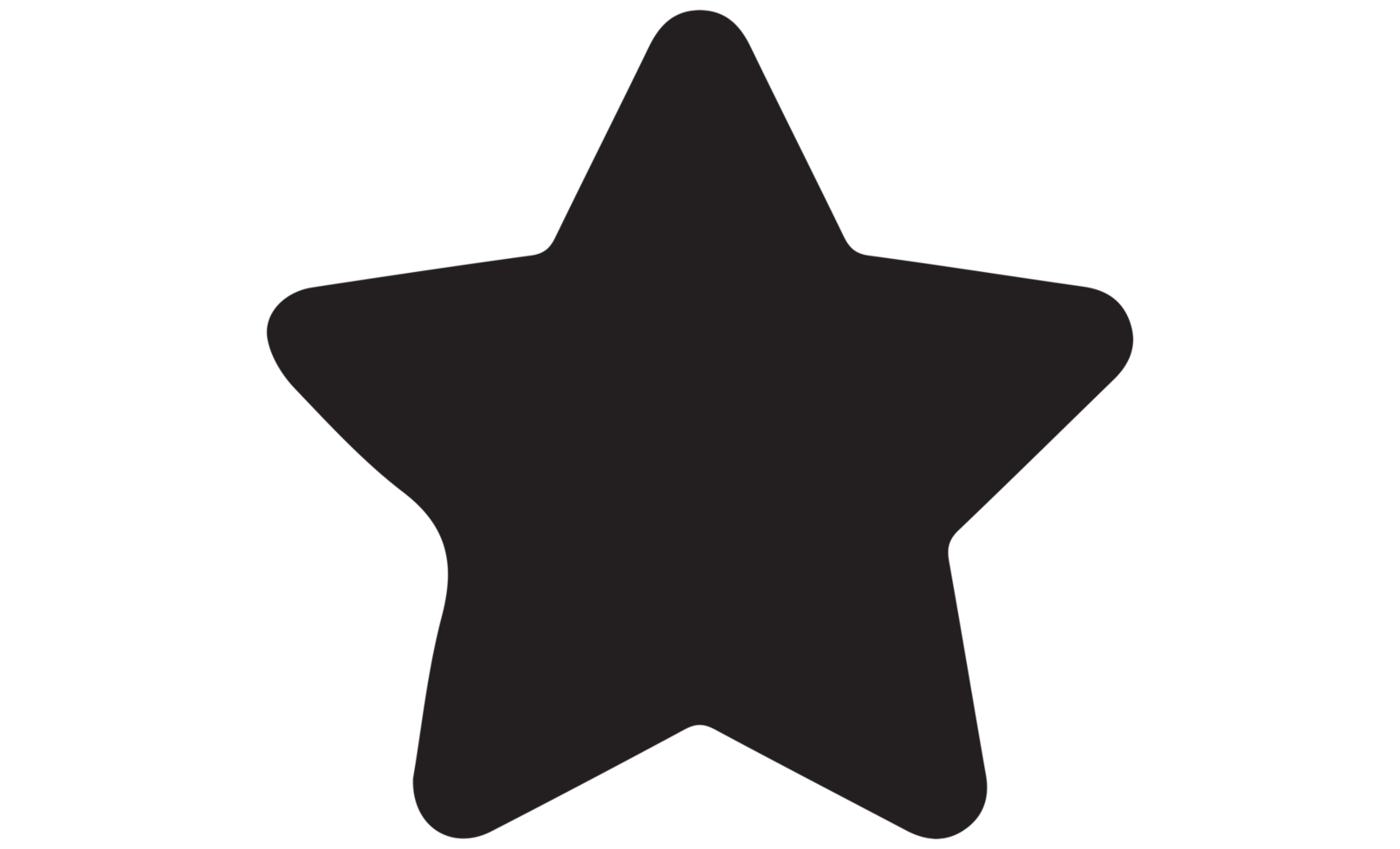 Star icon on transparent background 19879192 PNG