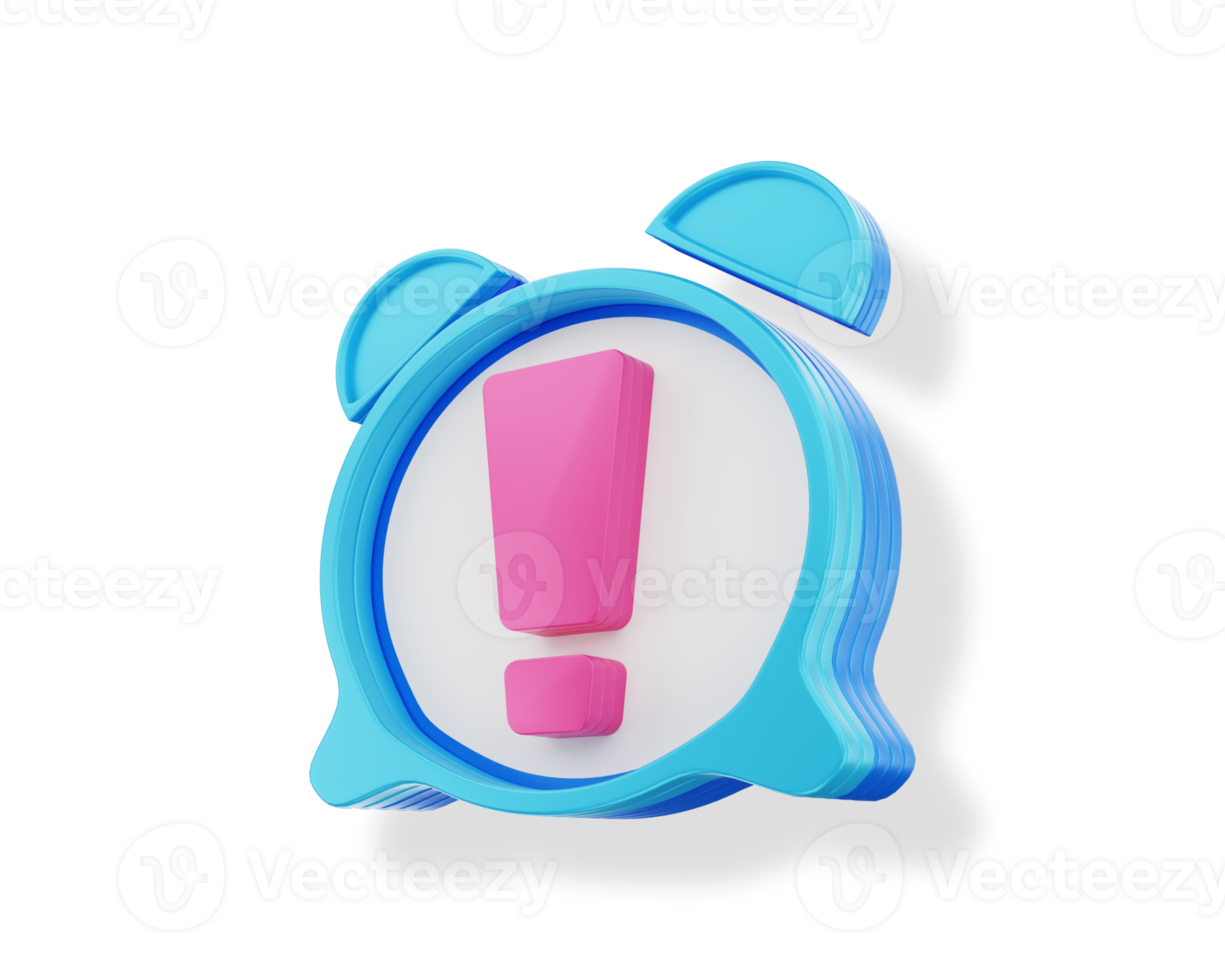 Alarm 3D icon png