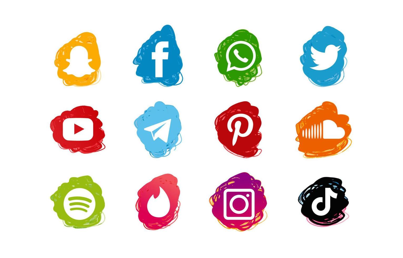 Popular Mobile Apps Icon vector