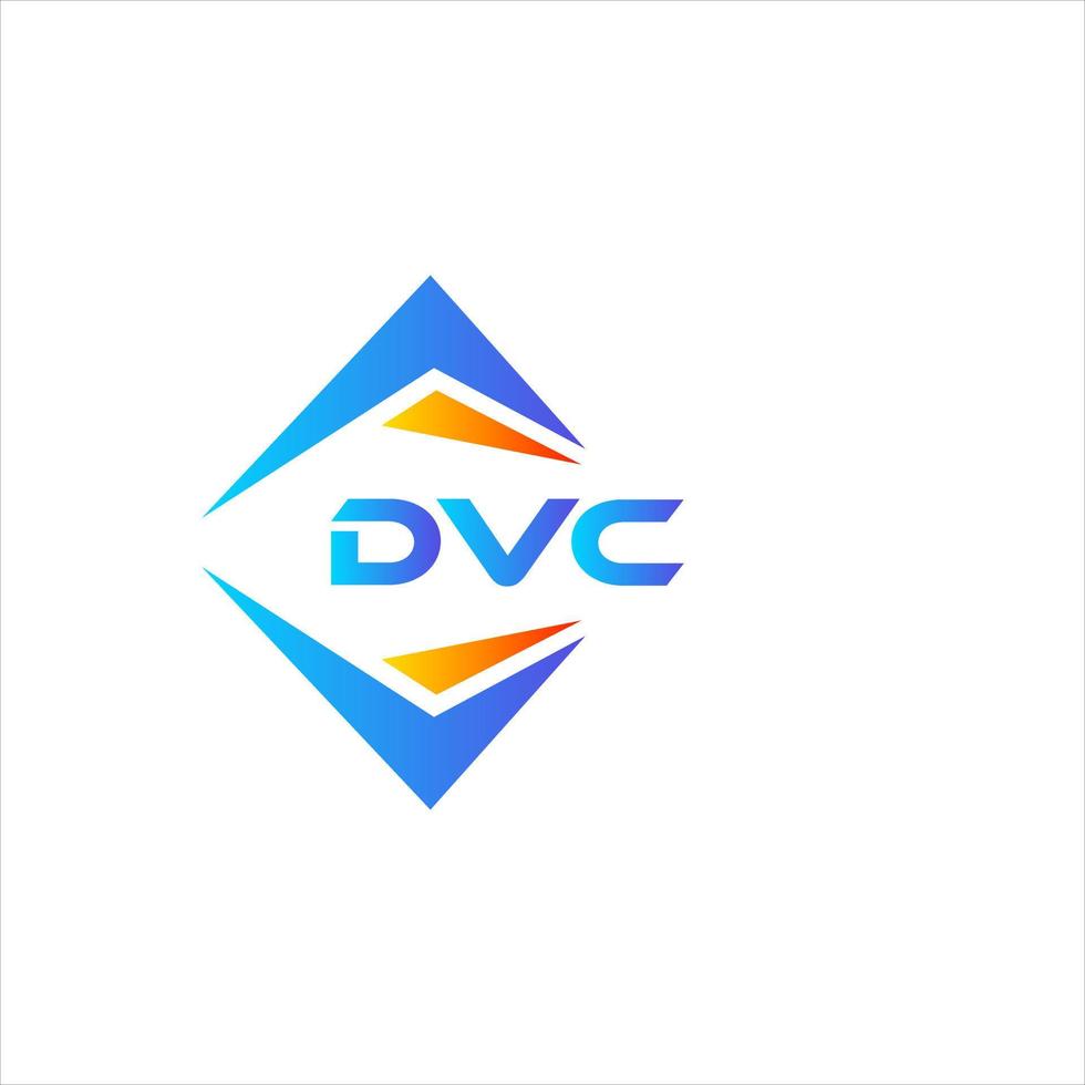 DVC abstract technology logo design on white background. DVC creative initials letter logo concept. vector