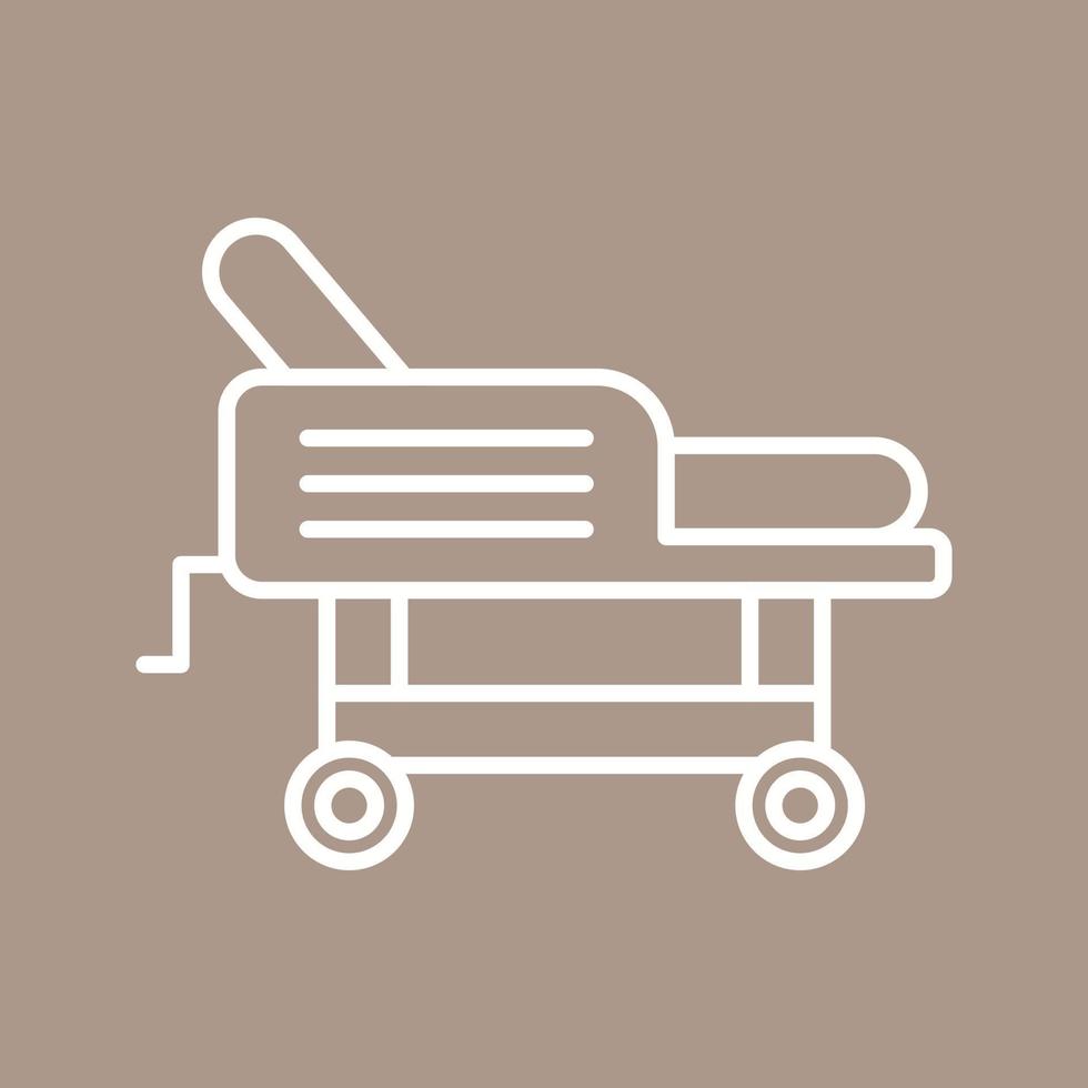 Hospital Bed Vector Icon