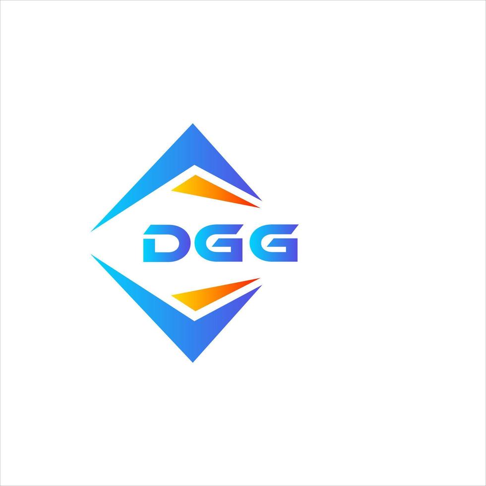 DGG abstract technology logo design on white background. DGG creative initials letter logo concept. vector