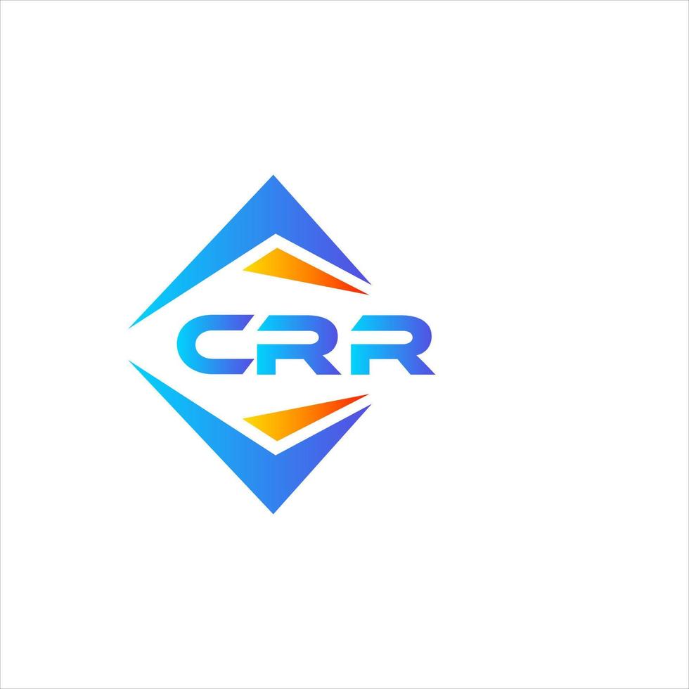 crr resumen tecnología logo diseño en blanco antecedentes. crr creativo iniciales letra logo concepto. vector