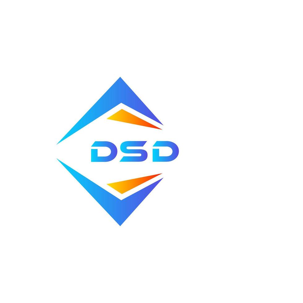 DSD abstract technology logo design on white background. DSD creative initials letter logo concept. vector