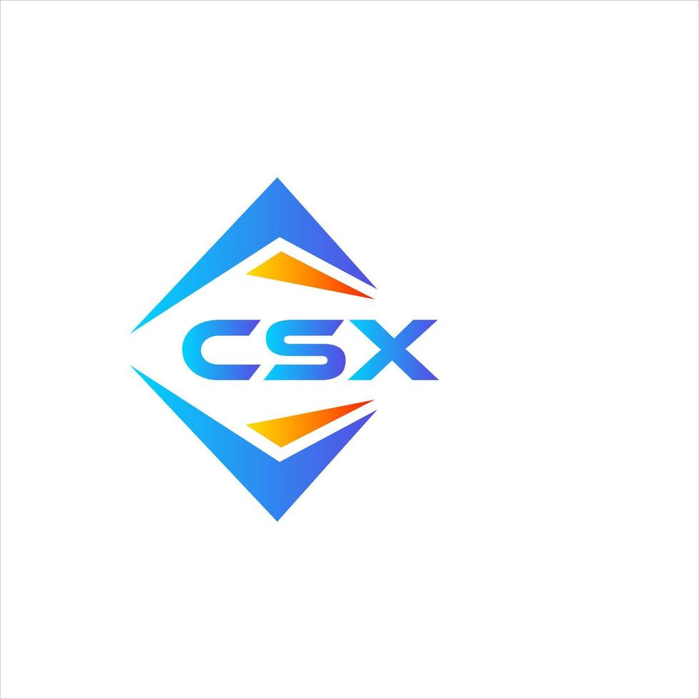 csx resumen tecnología logo diseño en blanco antecedentes. csx creativo iniciales letra logo concepto. vector