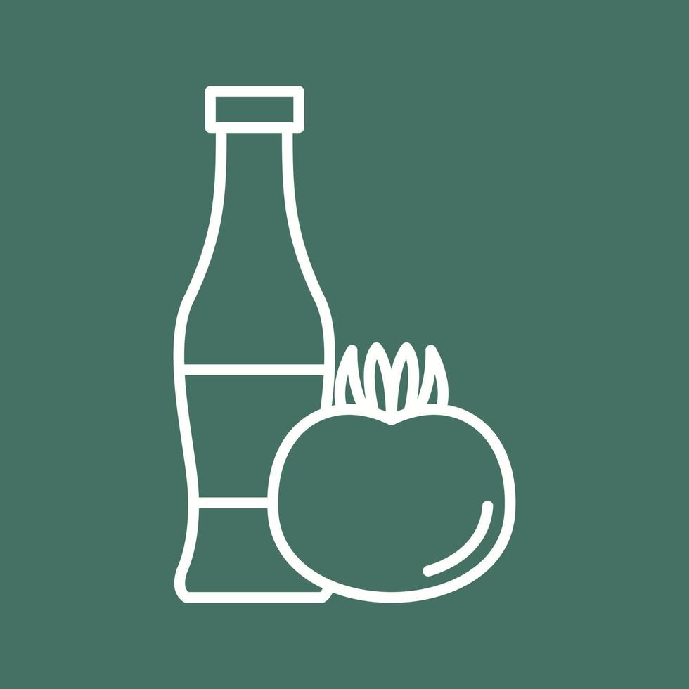 Tomato ketchup Vector Icon