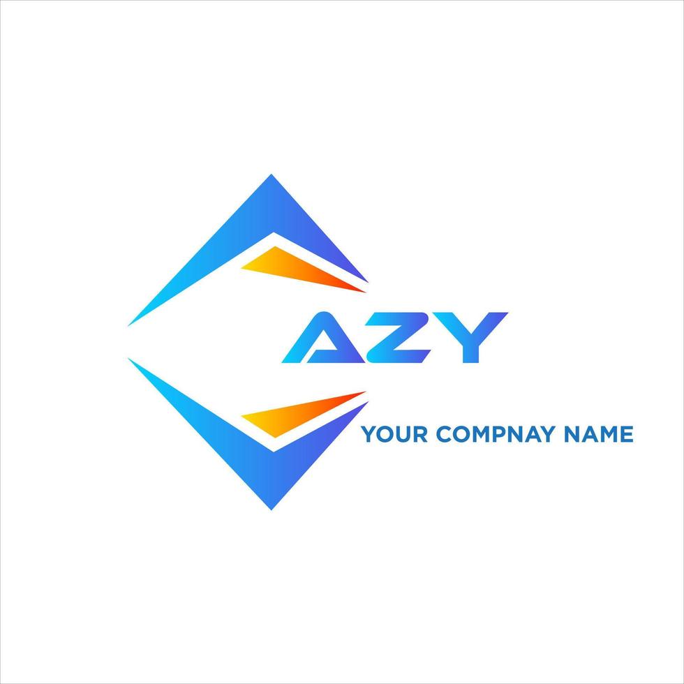 azy resumen tecnología logo diseño en blanco antecedentes. azy creativo iniciales letra logo concepto. vector