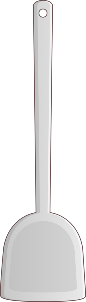 Steel Serving Spatula ilustartion png