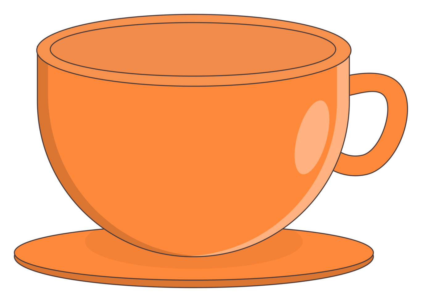 kaffe dryck råna klistermärke png