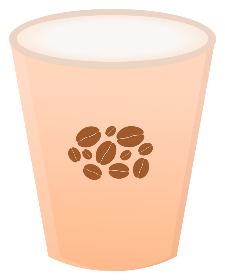 blank coffee cup sticker png