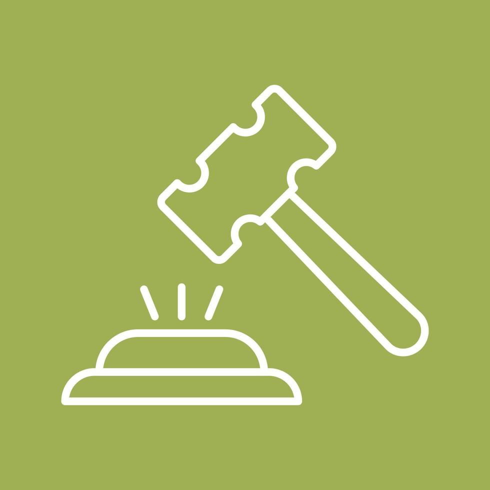 Gavel Vector Icon