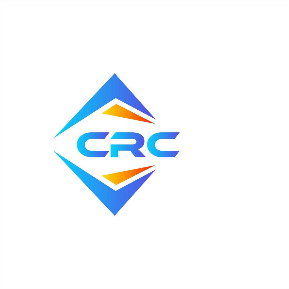 crc resumen tecnología logo diseño en blanco antecedentes. crc creativo iniciales letra logo concepto. vector