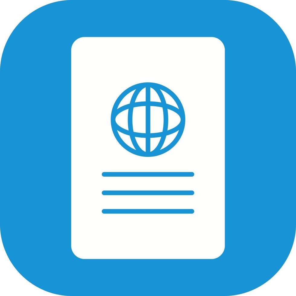Unique Global Report Vector Icon