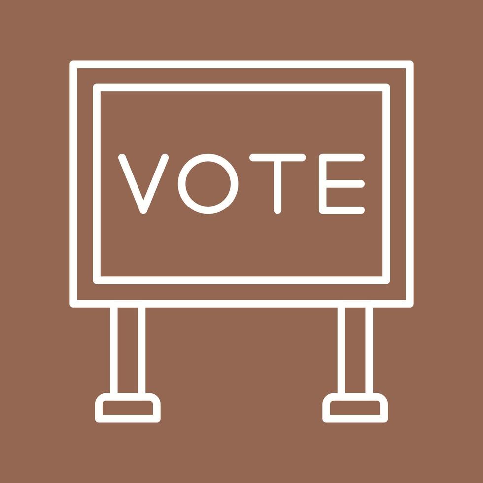 Billboard Vector Icon