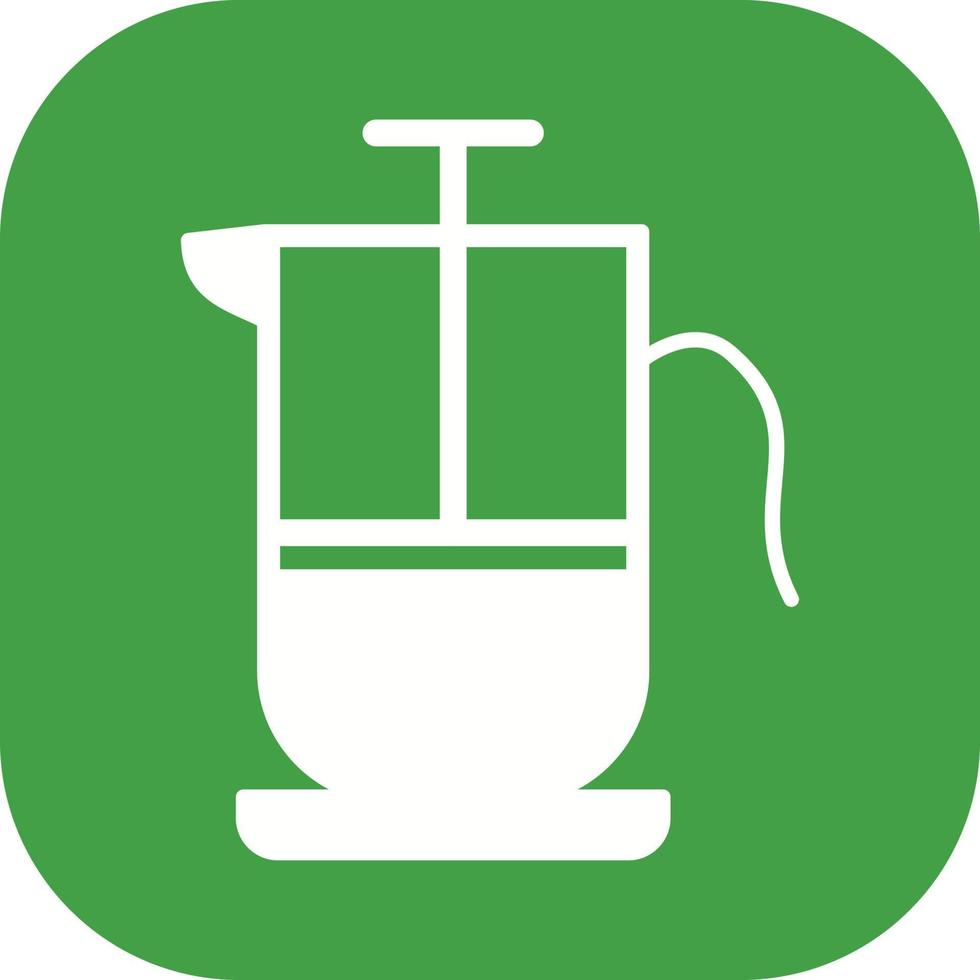 French Press Vector Icon