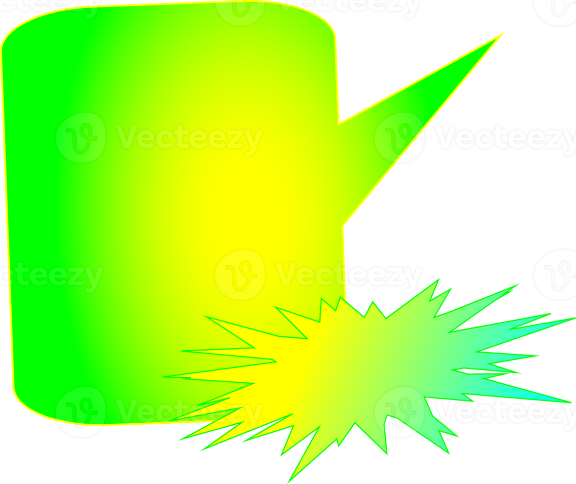 Tal bubbla komisk bok effekt ljus stjärna klistermärke dialog befordran illustration png