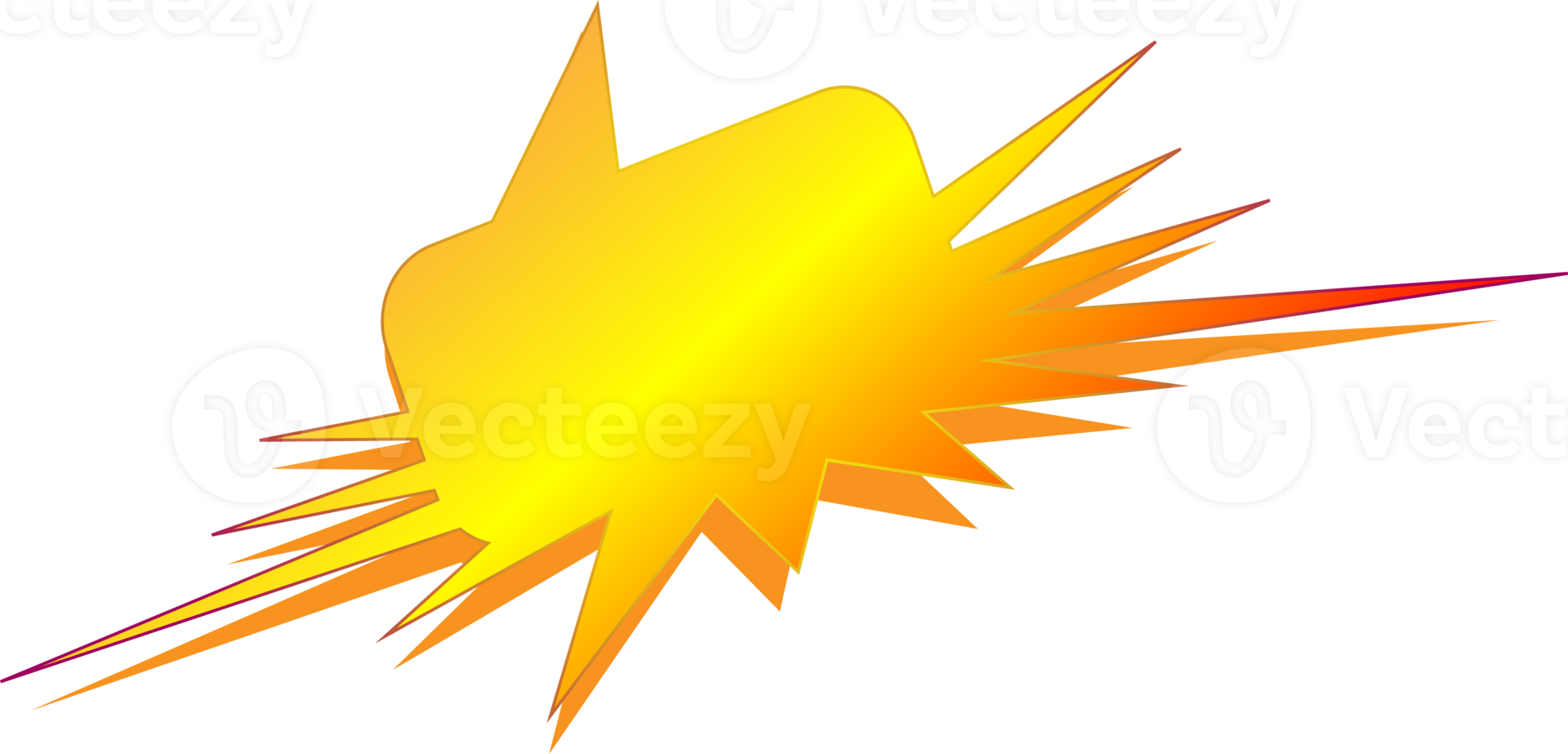 toespraak bubbel grappig boek effect helder ster sticker dialoog Promotie illustratie png