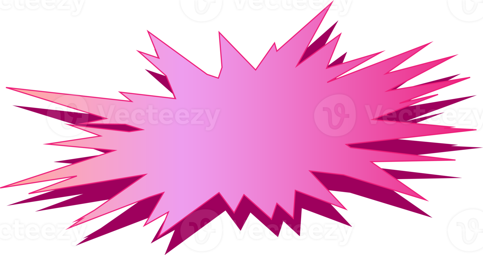 toespraak bubbel grappig boek effect helder ster sticker dialoog Promotie illustratie png