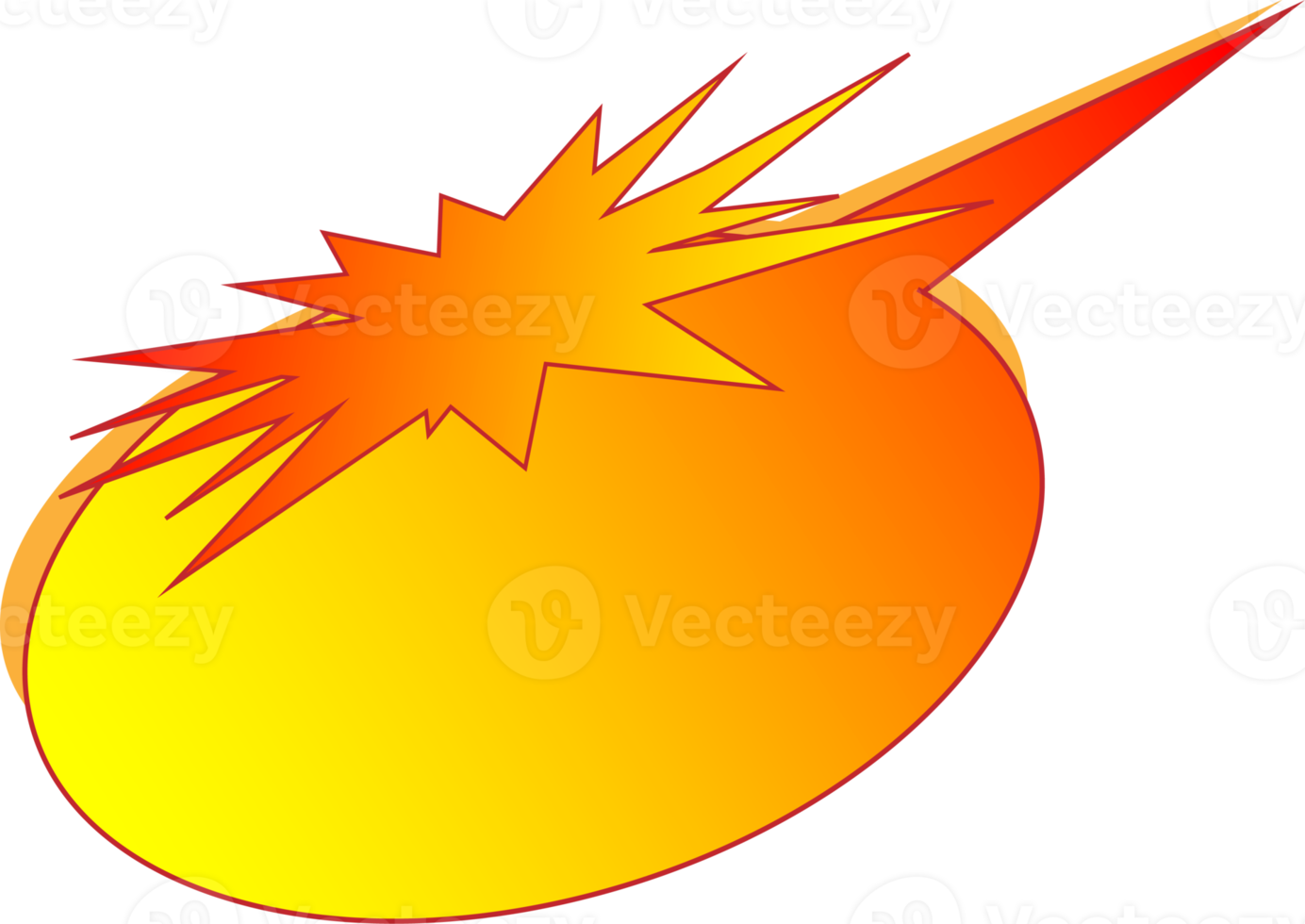 Tal bubbla komisk bok effekt ljus stjärna klistermärke dialog befordran illustration png