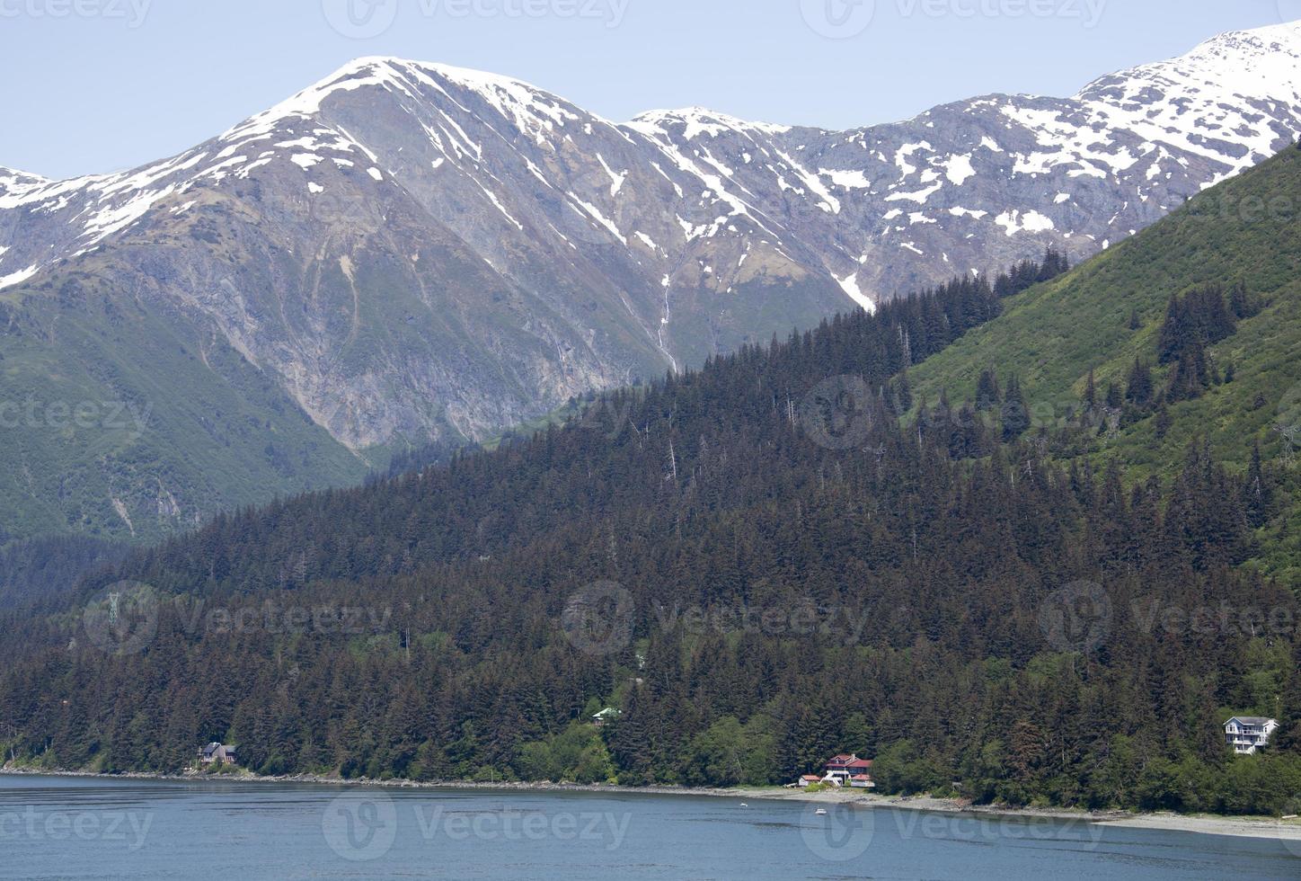 Juneau Town Outskirts And Juneau Mountain photo