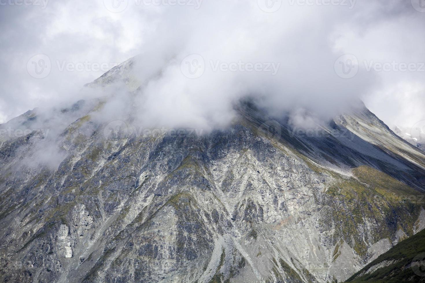 Glacier Bay National Park Mountain In Clouds photo