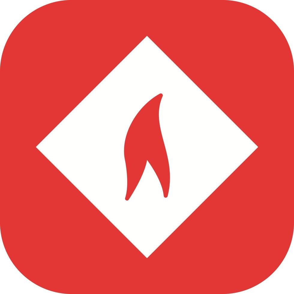 Flammable Material Vector Icon