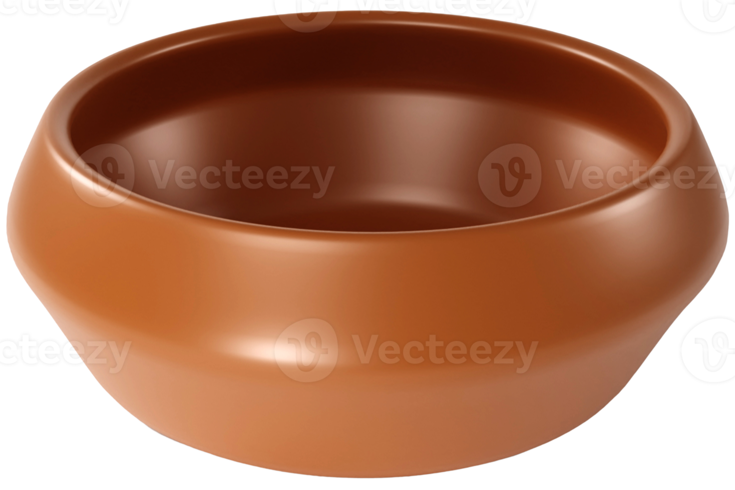 Empty dog or cat bowl for food or water feeding png