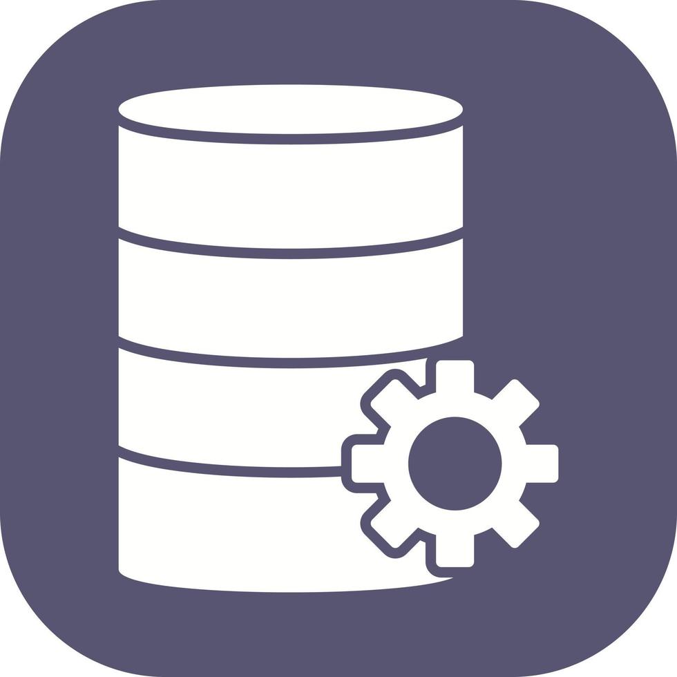 Unique Database Management Vector Icon