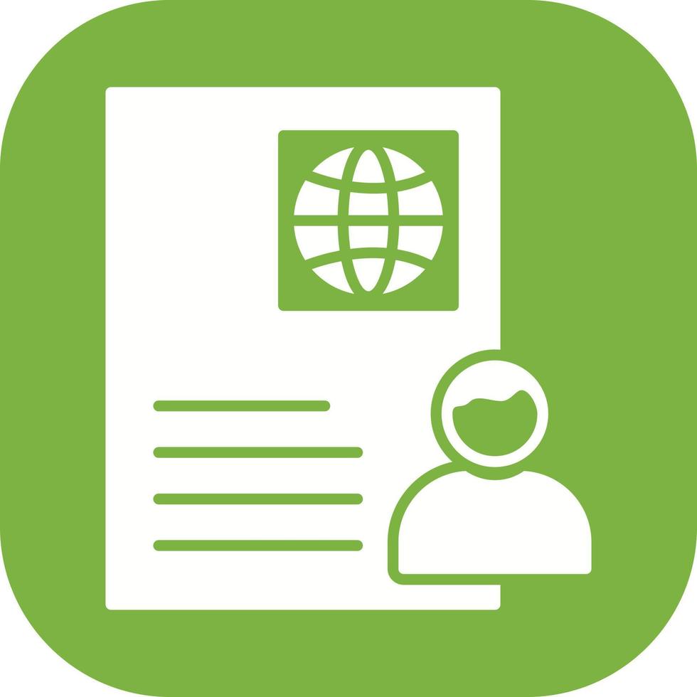Global Profile Vector Icon