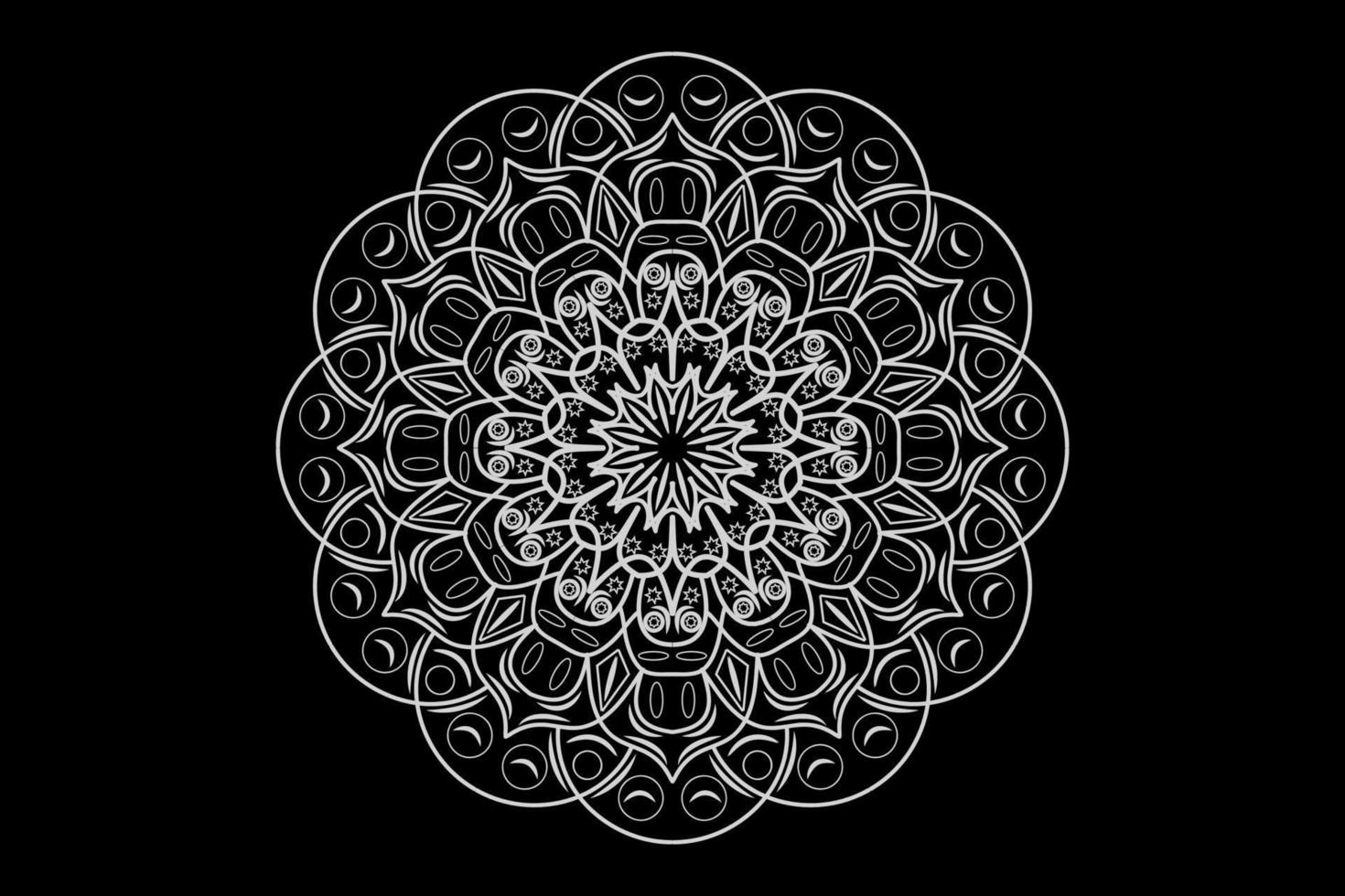 Mandala ornament background vector design